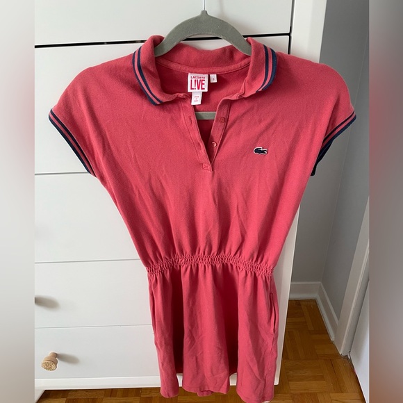 LACOSTE LIVE COTTON DRESS - SMALL - Picture 1 of 10